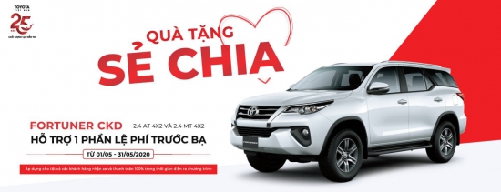 KHUYẾN MÃI MUA FORTUNER THÁNG 5/2020