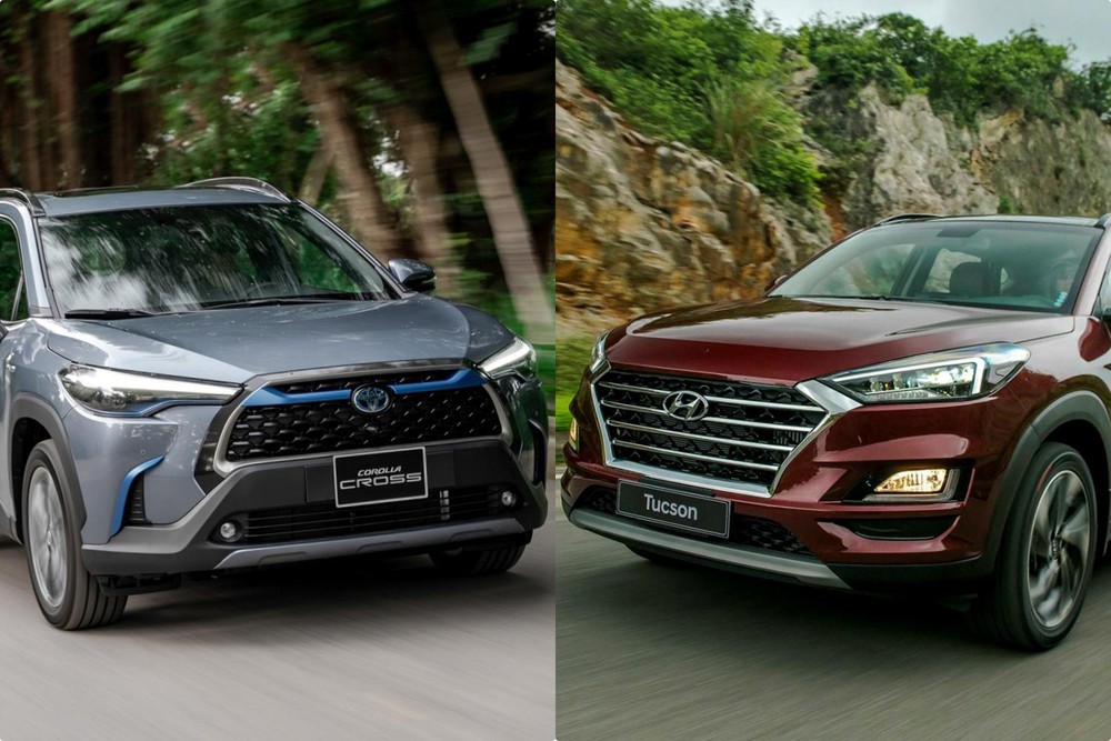 SO SÁNH TOYOTA COROLLA CROSS VÀ HYUNDAI TUCSON - SUV TẦM GIÁ 1 TỶ ĐỒNG