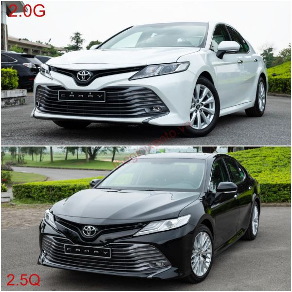 So Sánh Toyota Camry 2.5Q và Camry 2.0G 2020