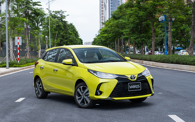 Toyota Yaris 2020 lăn bánh tại Việt Nam. Ảnh: TMV